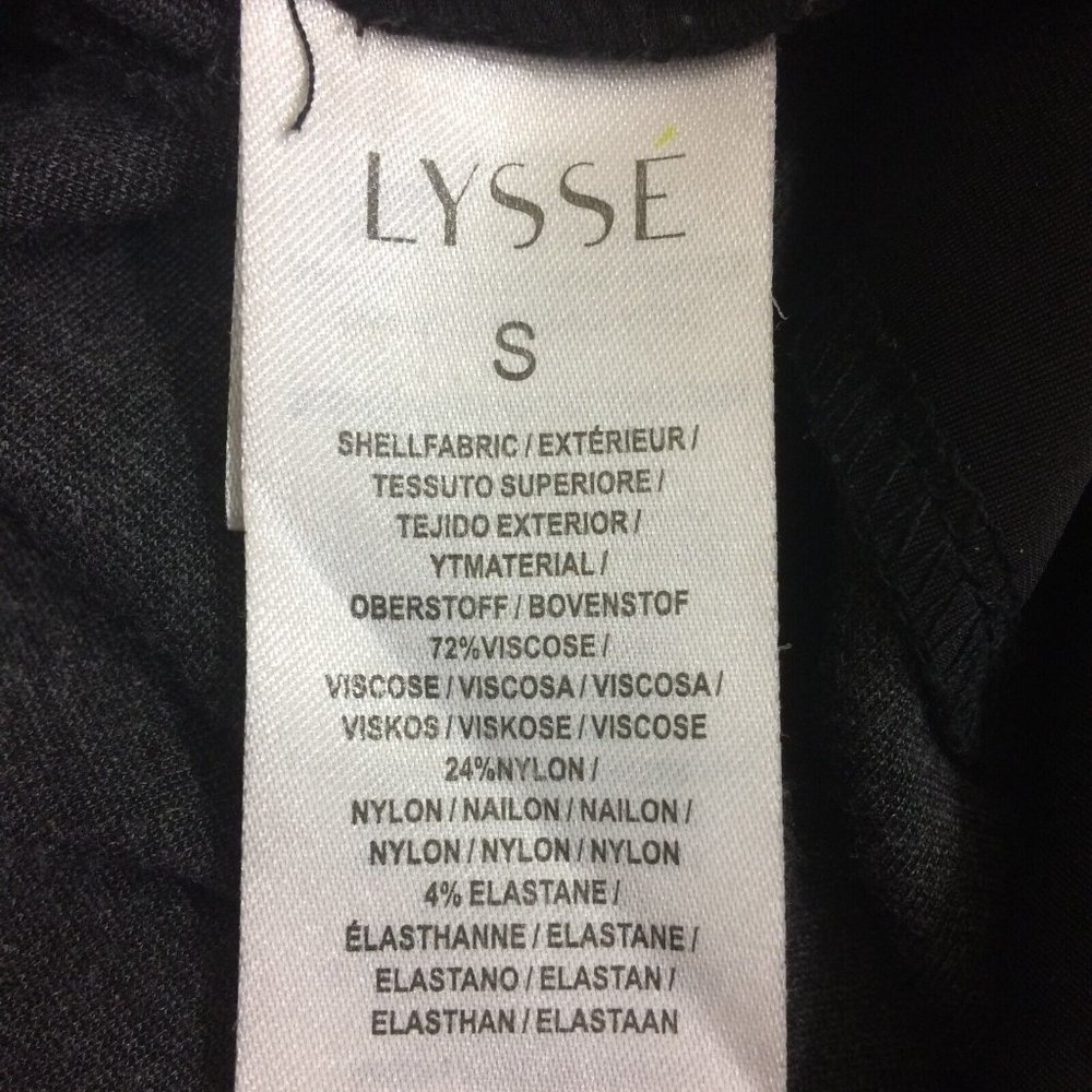 LYSSE Women's Natalie Charcoal Check Ponte Legging Shape-Wear Pants Gray/Black-S - Picture 5 of 8